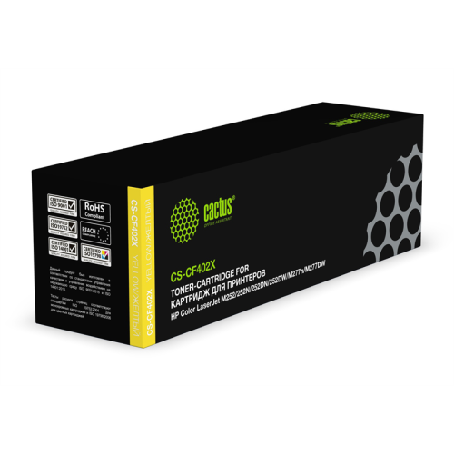 Cactus CS-CF402X CF402X желтый (2300стр.) для HP CLJ M252/252N/252DN/252DW/M277n/M277DW