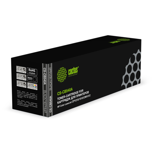 Cactus CS-CB540A CB540A черный (2200стр.) для HP CLJ CP1215/1515/CM1312