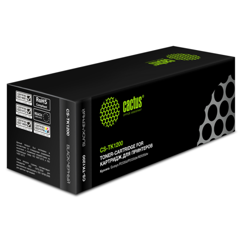 Cactus CS-TK1200 TK-1200 черный (3000стр.) для Kyocera Ecosys P2335d/P2335dn/P2335dw/M2235dn/M2735dn/M2835dw