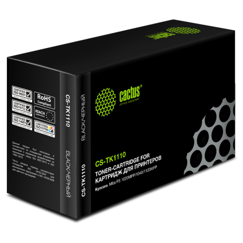 Cactus CS-TK1110 TK-1110 черный (2500стр.) для Kyocera FS 1020MFP/1040/1120MFP