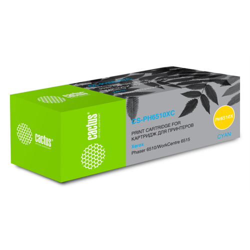 Cactus CS-PH6510XC 106R03693 голубой (4300стр.) для Xerox Phaser 6510/WC6515