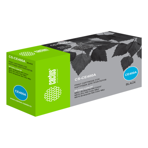 Cactus CS-CE400A CE400A черный (5500стр.) для HP LJ M551