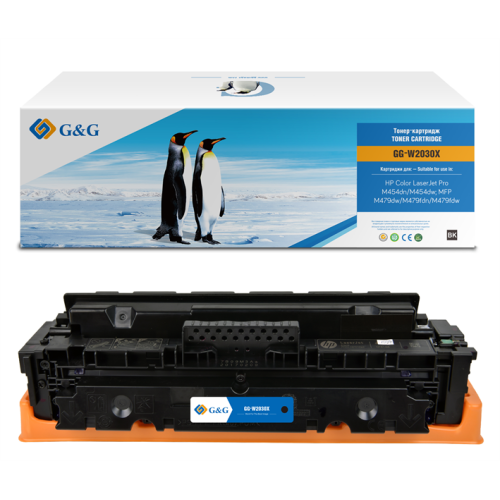 Cartridge G&G 415X для HP CLJ M454/M479, с чипом (7 500стр.), черный (аналог W2030X)