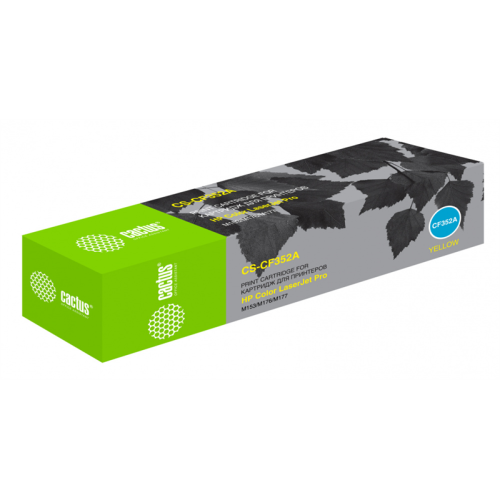 Cactus CS-CF352A CF352A желтый (1000стр.) для HP M176/M177