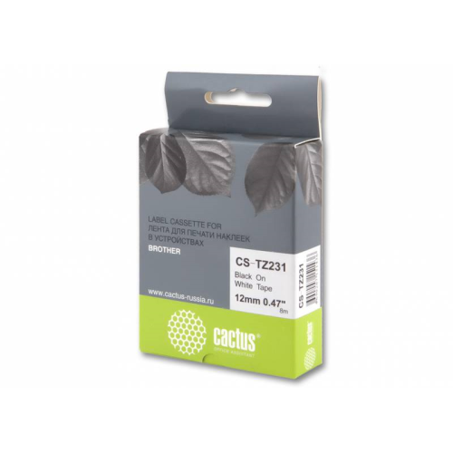 Cactus CS-TZ231 TZe-231 черный для Brother 1010/1280/1280VP/2700VP