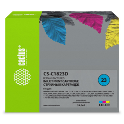Cactus CS-C1823D №23 голубой/пурпурный/желтый (39мл) для HP DJ 712c/720c/722c/810/812c/815c/830C/832C