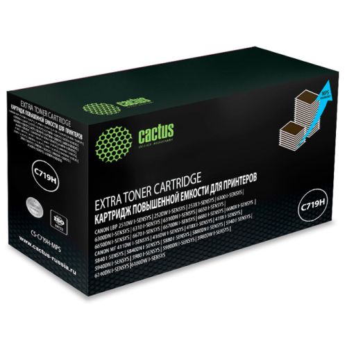 Cactus CS-C719H-MPS 719HX черный (8000стр.) для Canon MF5840dni-Sensys/MF5880dni; LBP6300i/6650i