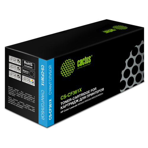 Cactus CS-CF361X CF361X голубой (9500стр.) для HP CLJ M552dn/M553dn
