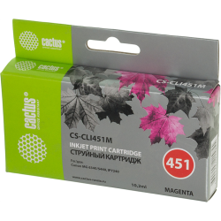 Cactus CS-CLI451M пурпурный (12мл) для Canon MG6340/5440/IP7240