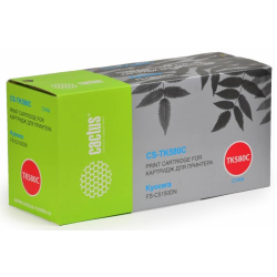 Cactus CS-TK580C TK-580C голубой (2800стр.) для Kyocera FS-C5150DN/P6021cdn Ecosys