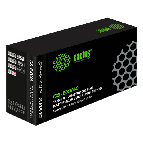Cactus CS-EXV40 C-EXV40 черный (6000стр.) для Canon IR 1133/1133A/1133iF