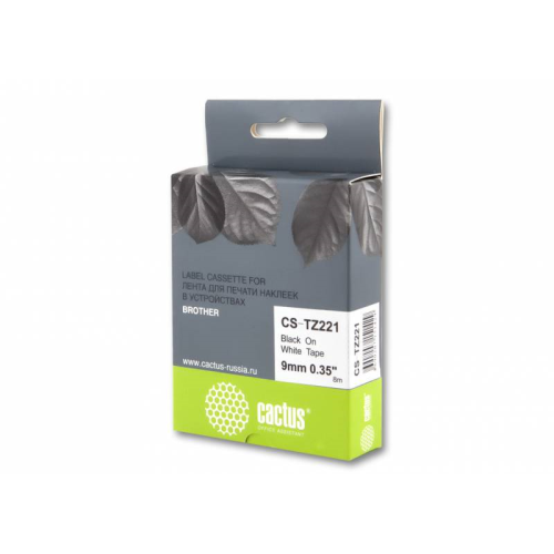 Cactus CS-TZ221 TZe-221 черный для Brother 1010/1280/1280VP/2700VP