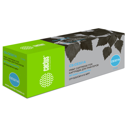 Cactus CS-CE321A CE321A голубой (1300стр.) для HP LJ CP1525