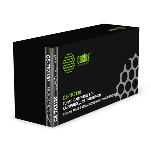 Cactus CS-TK3130 TK-3130 черный (25000стр.) для Kyocera Mita FS 4200/4300/4200DN/4300DN/M3550idn Ecosys/60idn