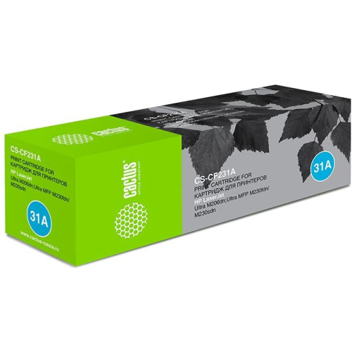 Cactus CS-CF231A CF231A черный (5000стр.) для HP LJ M206dn/Ultra MFP M230fdn/M230sdn