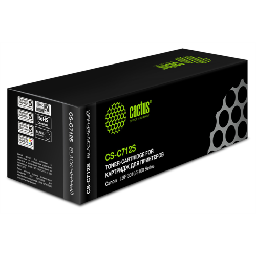 Cactus CS-C712S 712 черный (1500стр.) для Canon LBP-3010/3020