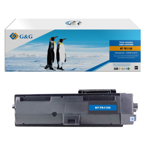 G&G toner cartridge for Kyocera P2235dn/P2235dw/M2135dn/M2635dn/M2735dw 3 000 pages with chip TK-1150 1T02RV0NL0 гарантия 12 мес.