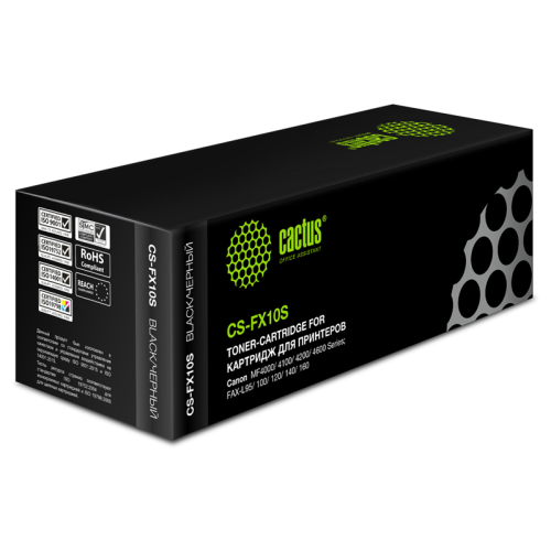 Cactus CS-FX10S FX-10 черный (2000стр.) для Canon L100/L120/4140/MF4380dn/D420/D480