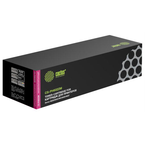 Cactus CS-PH6022M 106R02761 пурпурный (1000стр.) для Xerox Phaser 6020/6022/WC6025/6027