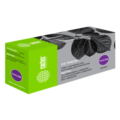 Cactus CS-TN423BK TN-423BK черный (6500стр.) для Brother DCP L8410CDW/HL L8260CDW/MFC L8690CDW