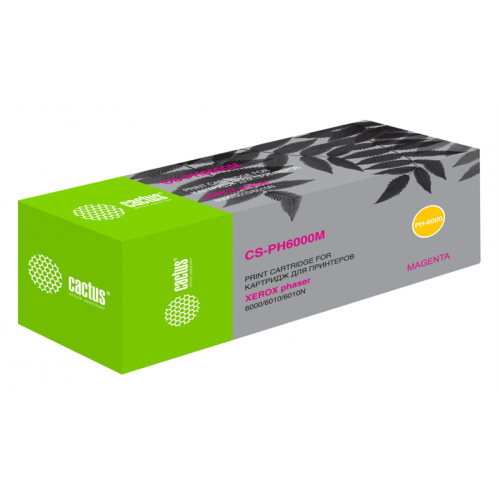 Cactus CS-PH6000M 106R01632 пурпурный (1000стр.) для Xerox Phaser 6000/6010