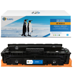 Cartridge G&G 415A для HP CLJ M454/M479, с чипом (2100стр.), голубой (аналог W2031A)