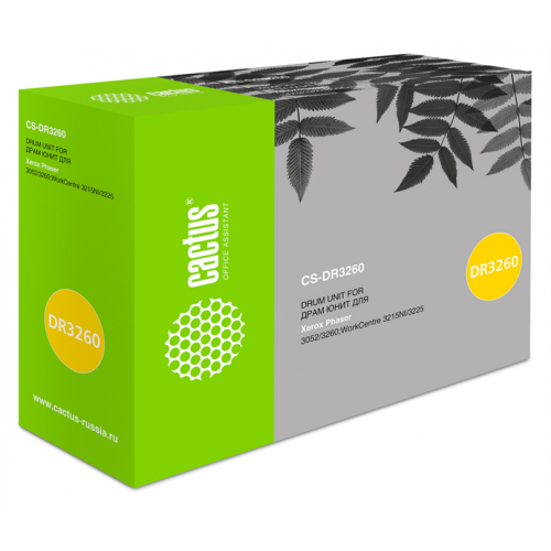 Cactus CS-DR3260 101R00474 черный ч/б:10000стр. для PH 3052/3260 WC 3215/3225 Xerox