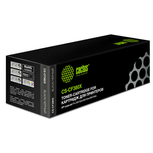 Cactus CS-CF380X CF380X черный (4400стр.) для HP LJ Pro M476dn/M476nw/M476dw