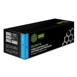 Cactus CS-CE411A CE411A голубой (2600стр.) для HP LJ Pro 300/M351/M451/M375