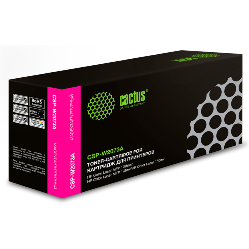 Cactus CSP-W2073A пурпурный (700стр.) для HP Color Laser 150a/150nw/178nw MFP/179fnw MFP