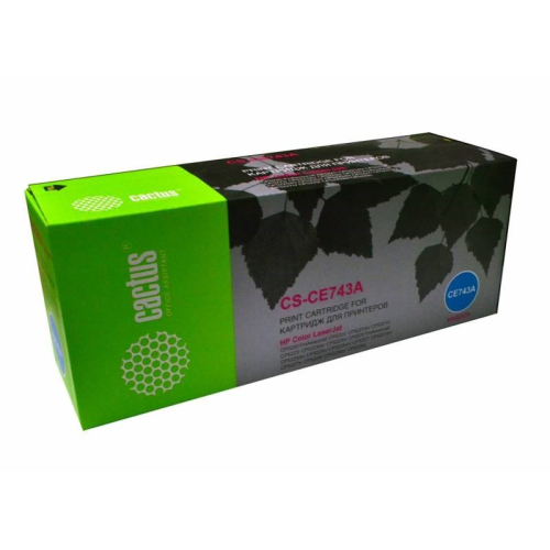 Cactus CS-CE743A CE743A пурпурный (7300стр.) для HP LJ CP5220/CP5221/CP5223/CP5225