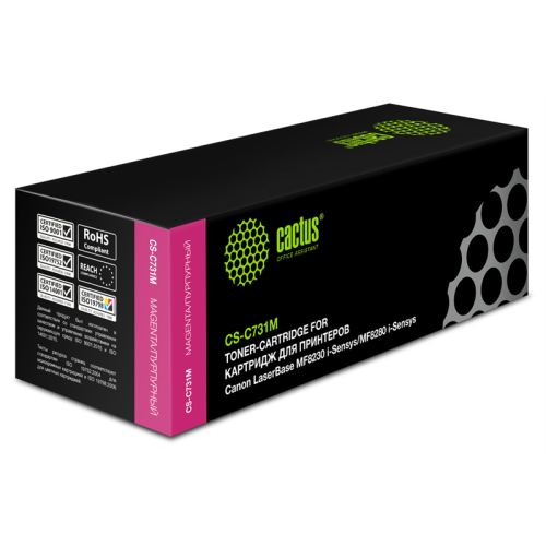 Cactus CS-C731M 731 M пурпурный (1800стр.) для Canon LB i-Sensys MF8230/MF8280