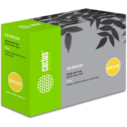 Cactus CS-DR3330 101R00555 черный ч/б:30000стр. для Ph 3330/WC 3345/3335 Xerox