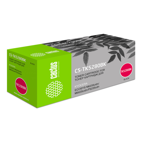 Cactus CS-TK5280BK TK-5280BK черный (13000стр.) для Kyocera Ecosys P6235cdn/M6235cidn/M6635cidn