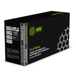 Cactus CS-Q7553AS Q7553A черный (3000стр.) для HP P2014/P2015/M2727