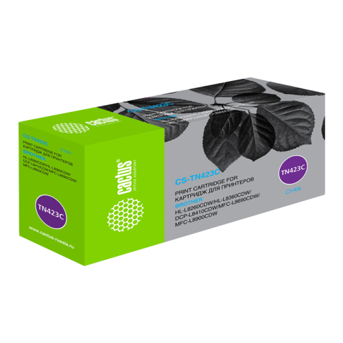 Cactus CS-TN423C TN-423C голубой (4000стр.) для Brother DCP L8410CDW/HL L8260CDW/MFC L8690CDW
