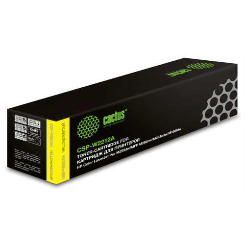 Cactus CSP-W2212A 207A желтый (1250стр.) для HP M255/MFP M282/M283