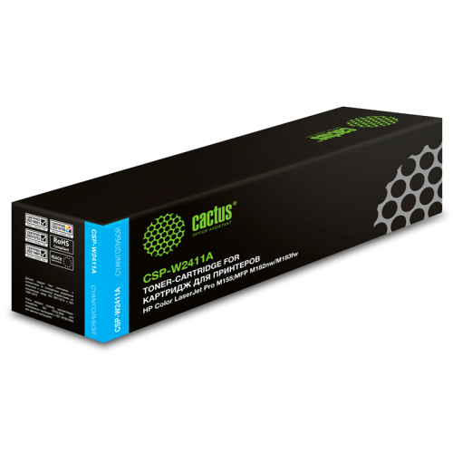 Cactus CSP-W2411A 216A голубой (850стр.) для HP Color LaserJet Pro M155;MFP M182nw/M183fw