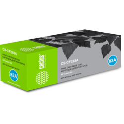 Cactus CS-CF283A CF283A черный (1500стр.) для HP LJ Pro M125nw/M127fw