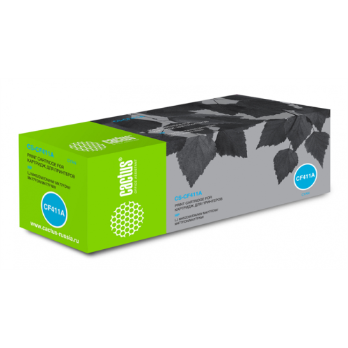 Cactus CS-CF411A CF411A голубой (2300стр.) для HP LJ M452DW/DN/NW M477FDW/M477FDN/M477FNW