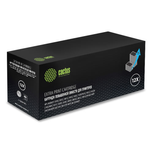 Cactus CS-Q2612X-MPS Q2612X черный (3000стр.) для HP LJ 1010/1012/1015/1018/1020
