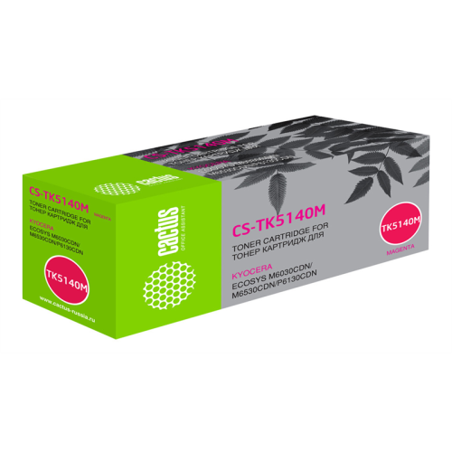 Cactus CS-TK5140M TK-5140M пурпурный (5000стр.) для Kyocera Ecosys M6030cdn/M6530c