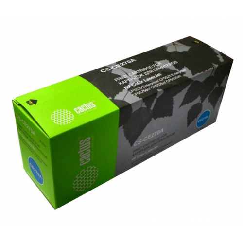 Cactus CS-CE270A CE270A черный (13000стр.) для HP LJ Ent CP5525