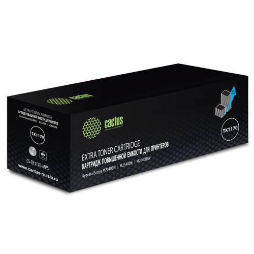 Cactus CS-TK1170-MPS TK-1170 черный (12000стр.) для Kyocera Ecosys M2040dn/ M2540dn/M2640idw