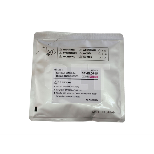 Девелопер для KONICA MINOLTA Bizhub C200/C203/C253/C353 (CET) Magenta, 250г/пак, 75000 стр., CET6826