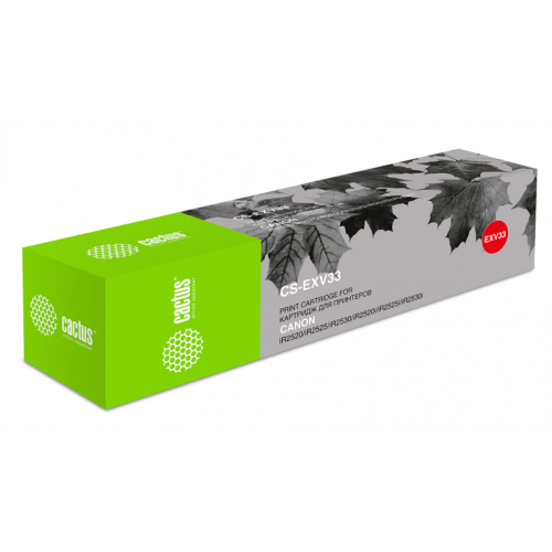 Cactus CS-EXV33 C-EXV33 черный (14600стр.) для Canon iR 2520/2525/2530/2525i/2530i
