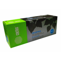 Cactus CS-CE741A CE741A голубой (7300стр.) для HP CLJ CP5220, CP5221, CP5223, LJ CP5221, CP5223, CP5225, CP5227, CP5229
