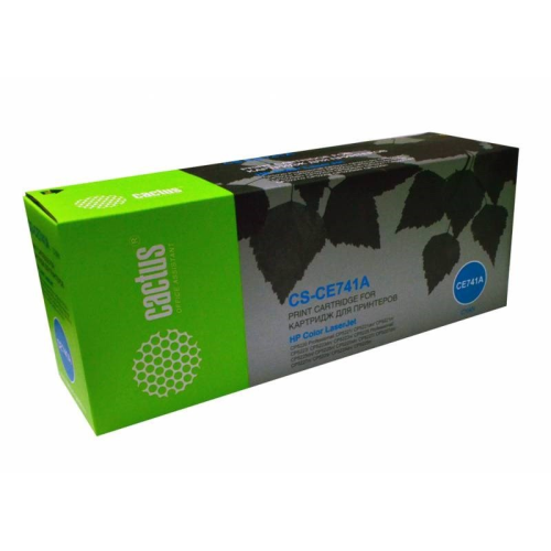 Cactus CS-CE741A CE741A голубой (7300стр.) для HP CLJ CP5220, CP5221, CP5223, LJ CP5221, CP5223, CP5225, CP5227, CP5229