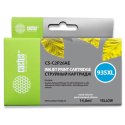 Cactus CS-C2P26AE №935XL желтый (14.6мл) для HP DJ Pro 6230/6830