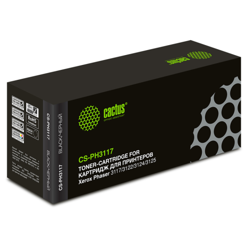Cactus CS-PH3117 106R01159 черный (3000стр.) для Xerox Phaser 3117/3122/3124/3125